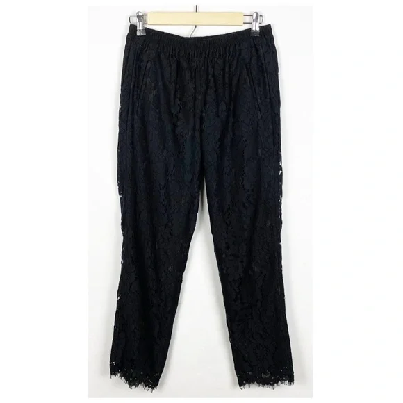 J Crew Peyton Black Lace Pants - Picture 5 of 10